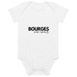 Body Bébé "Cœur de Bourges" en Coton Bio – Confort et Écologie dès le Premier Jour
