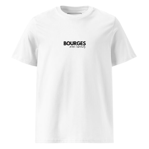 T-shirt Unisexe "Cœur de Bourges" – Confort et Engagement Écoresponsable
